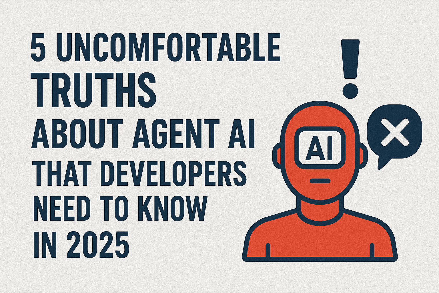 5 uncomfortable Truths about Agent AI that Developers need to know in 2025